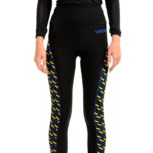 Versace Women's Multi-Color Active Pants Leggings Versace sz 1 US XS IT 38 - Picture 1 of 6